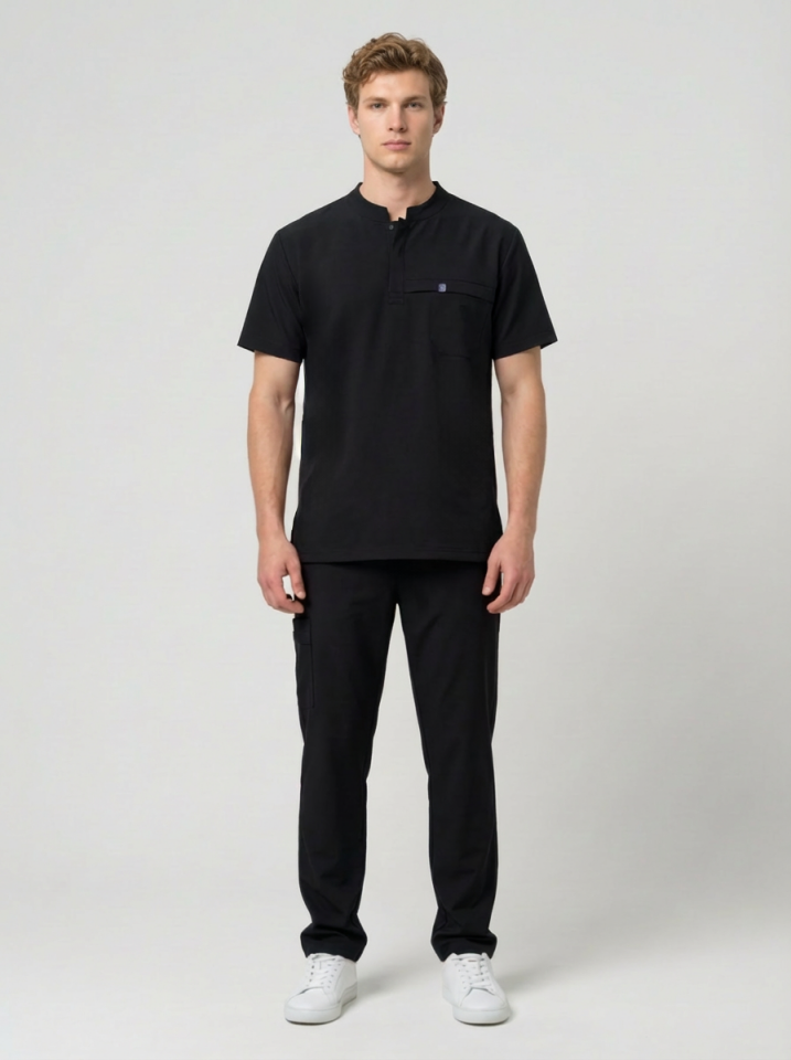 Nova-Siyah Likralı Hakim Yaka Erkek Takımı