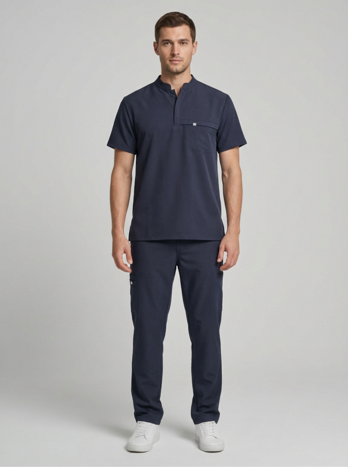 NOVA-Füme Rengi Likralı Hakim Yaka Erkek Takımı