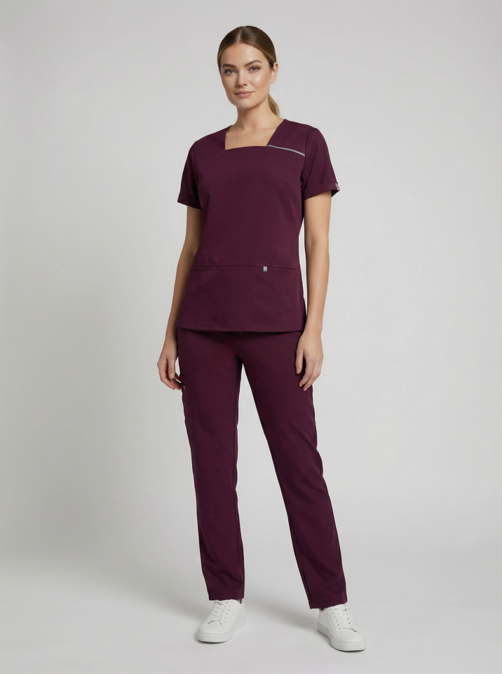 VENA-Mürdüm Likralı Yandan Fermuarlı Bayan Takımı