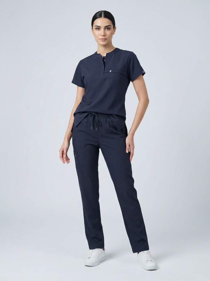 NOVA-Füme Likralı Hakim Yaka Bayan Takımı