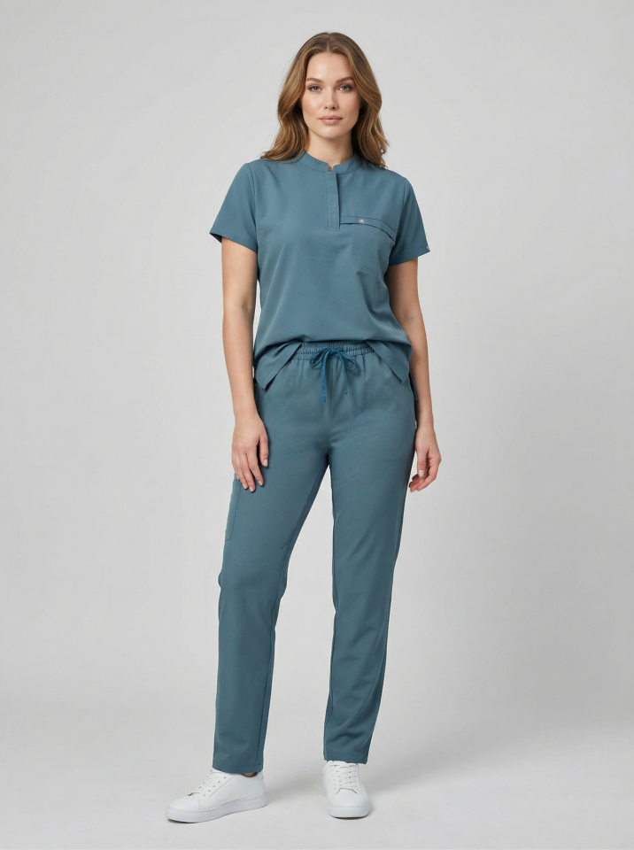 NOVA-Arduvaz Mavisi Likralı Hakim Yaka Bayan Takımı